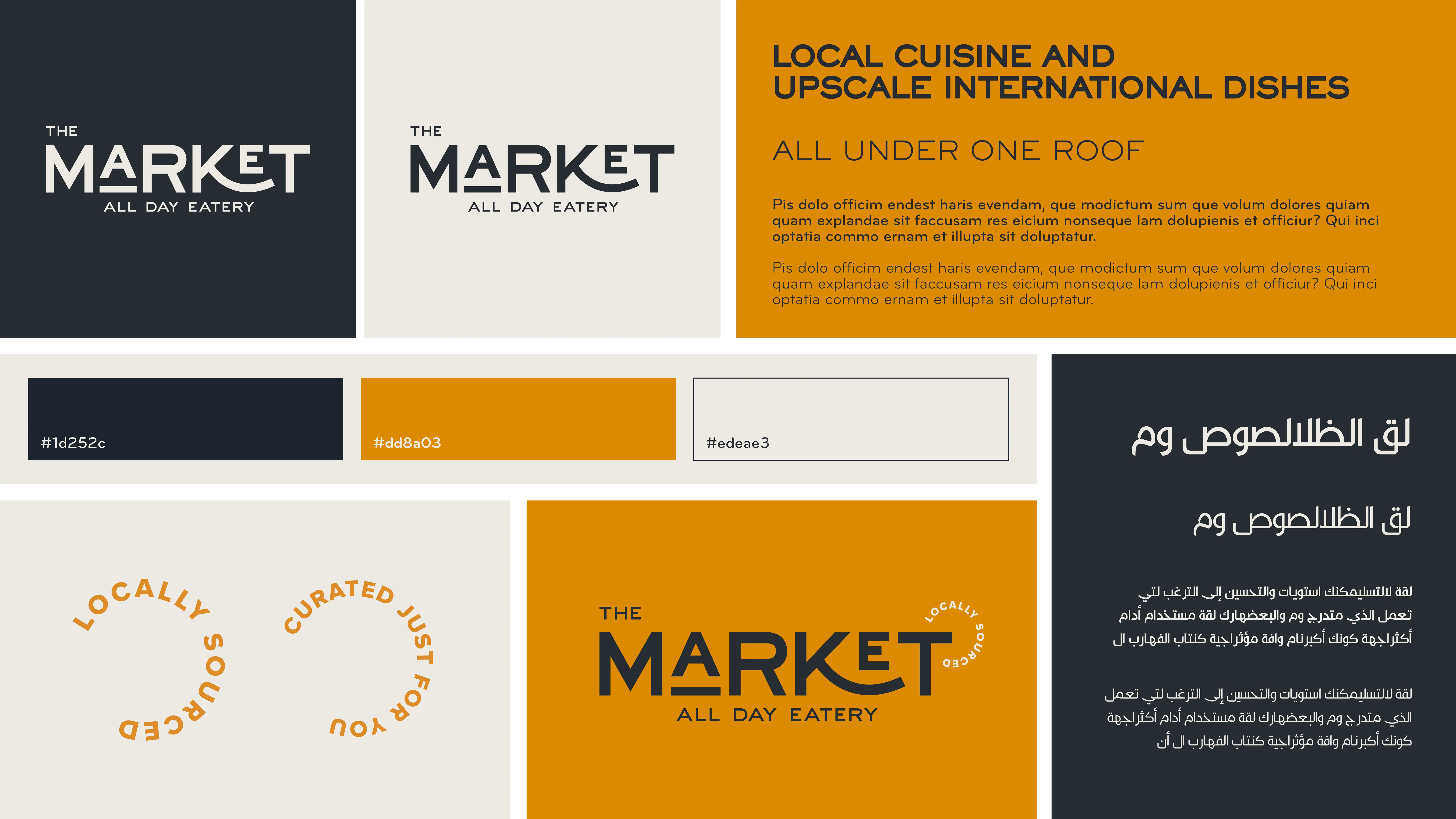 Brand Identity System - Colours, Typography, Graphic Device.
