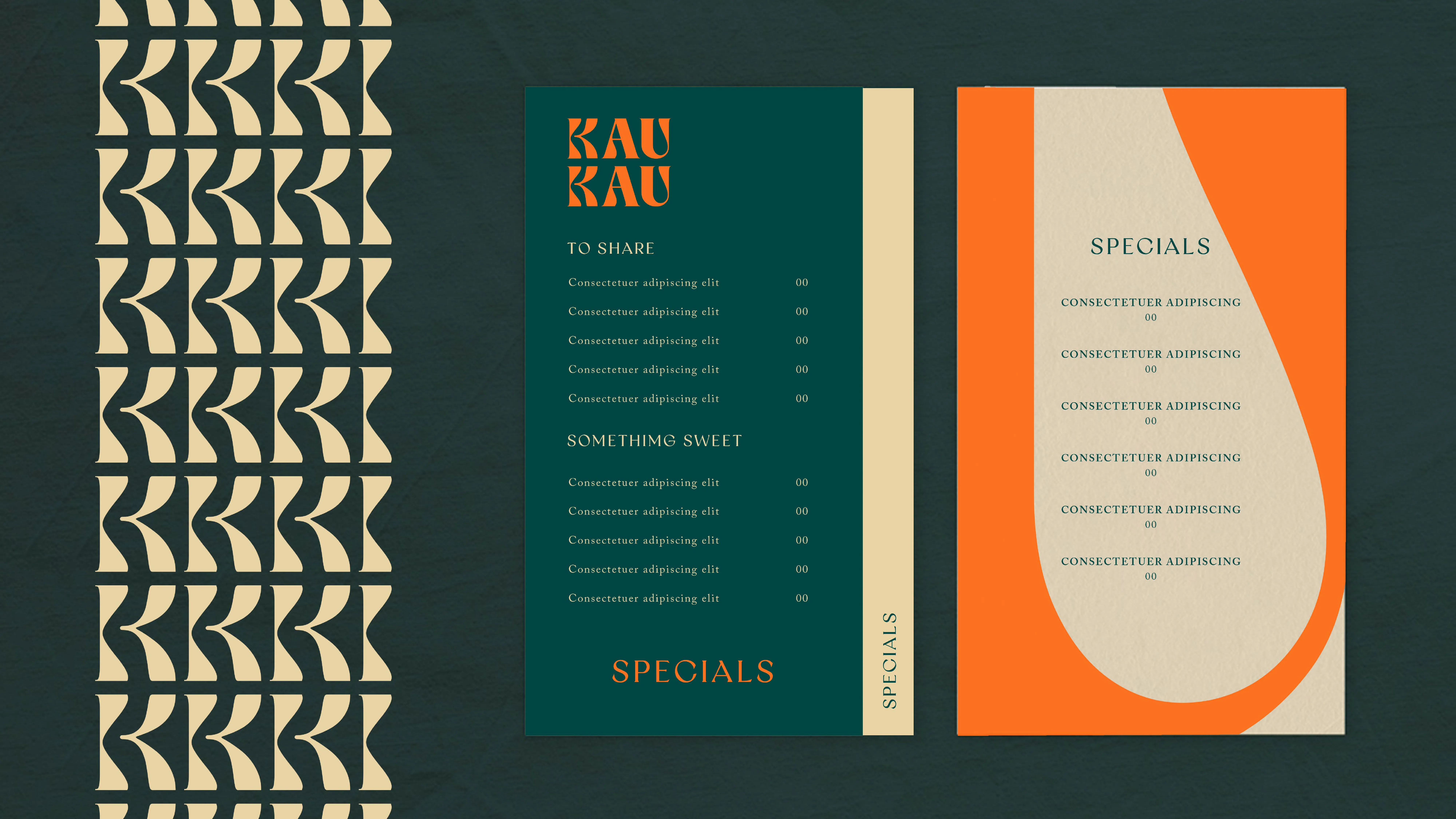 Kaukau menu 2