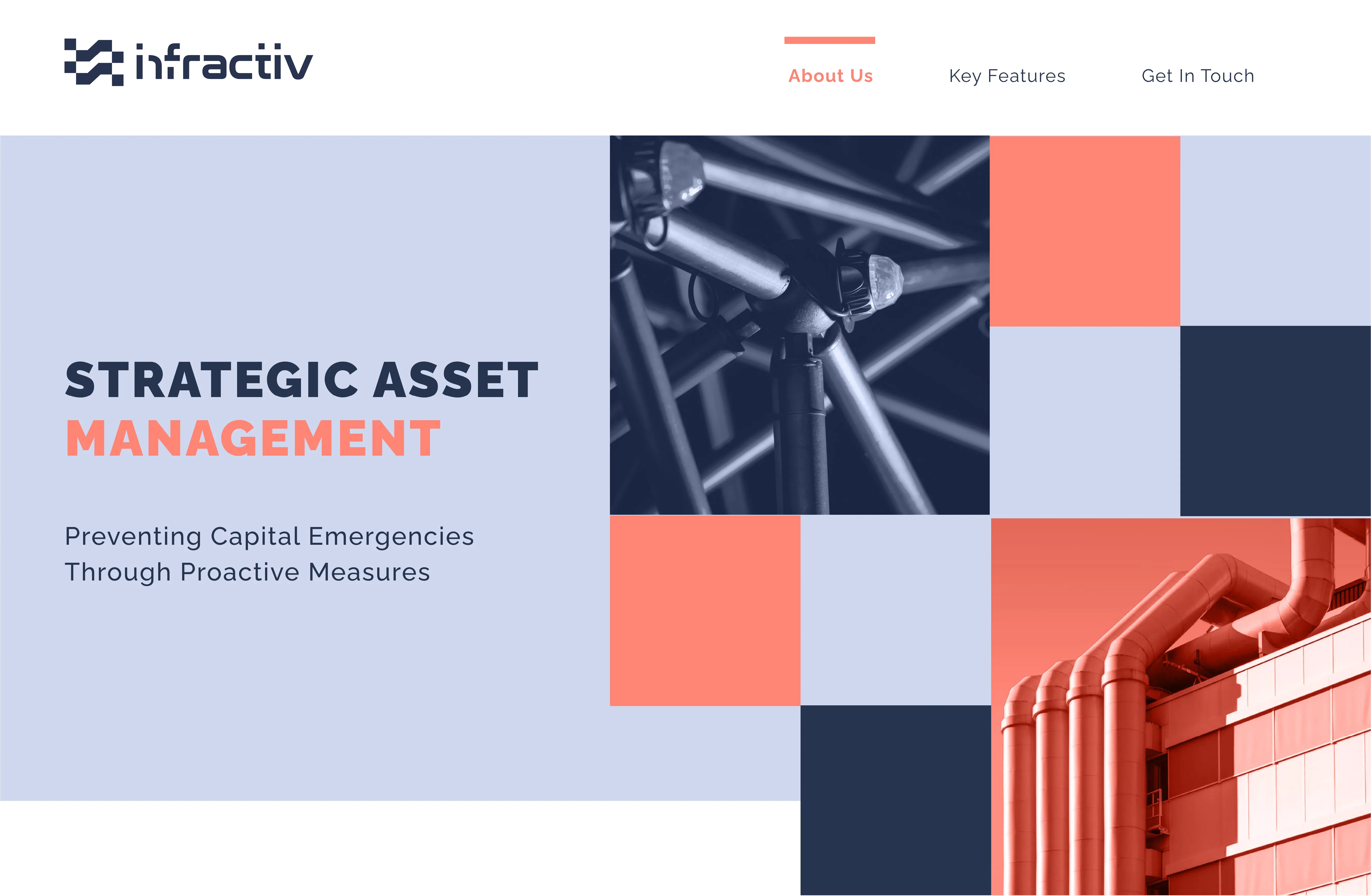 Website hero section