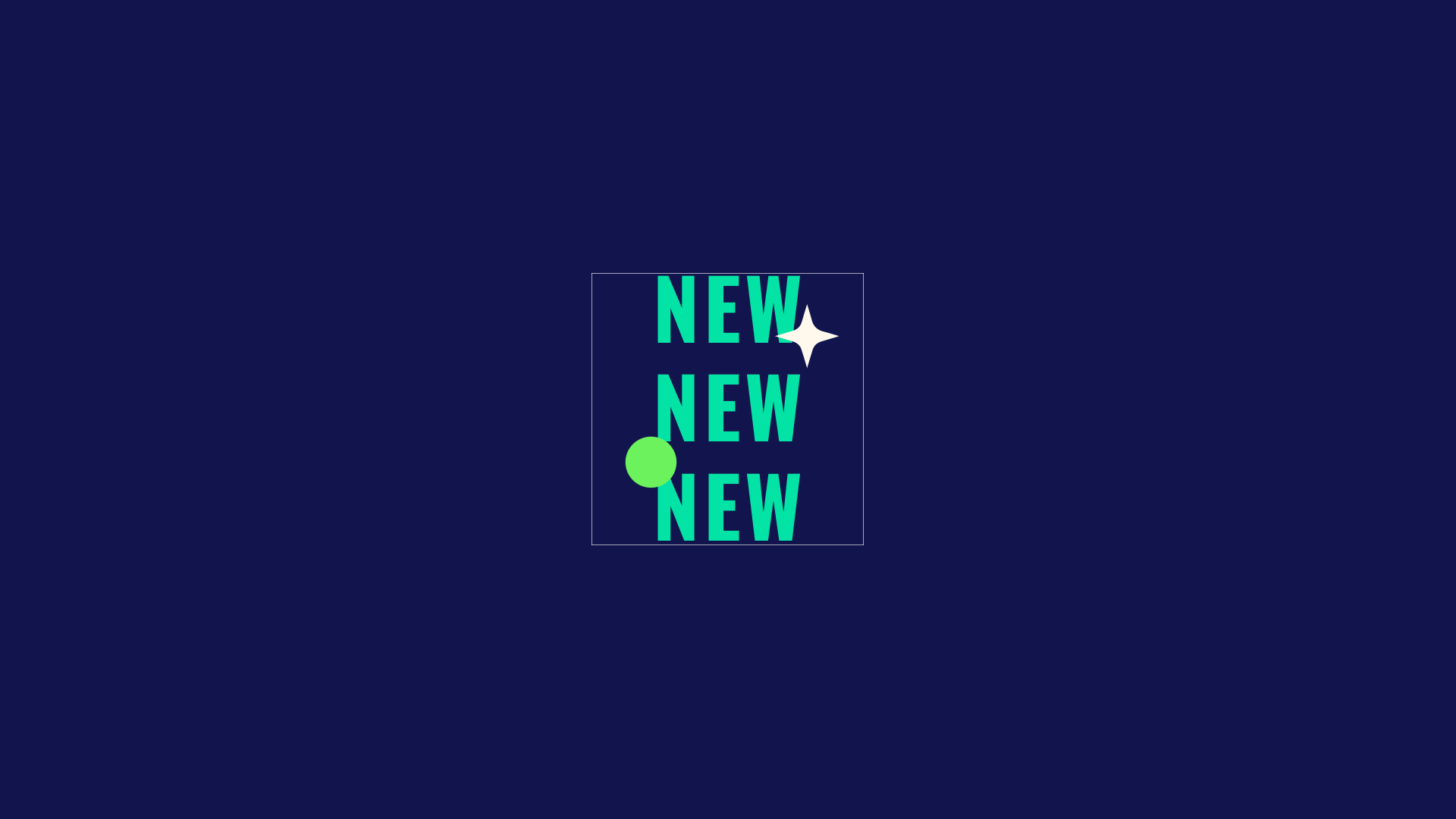 Motion — the star device animated as a feature highlight